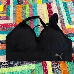 EUC - Puma Black Sports Bra